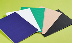 NEW IN OUR RANGE - COLORED CORRUGATED CARDBOARD